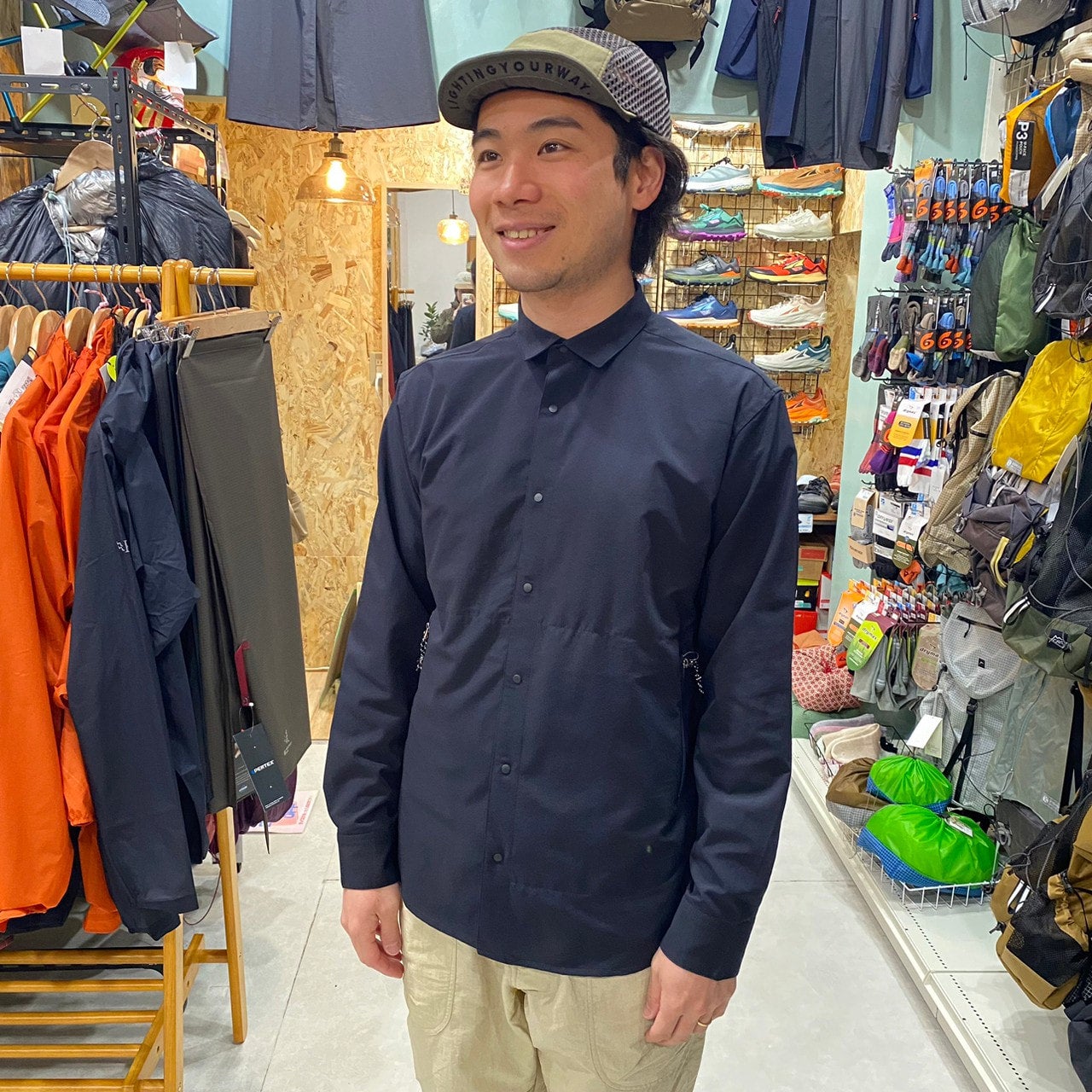 大人気】アクシーズクイン 凌 シャツ XS （AXESQUIN 凌