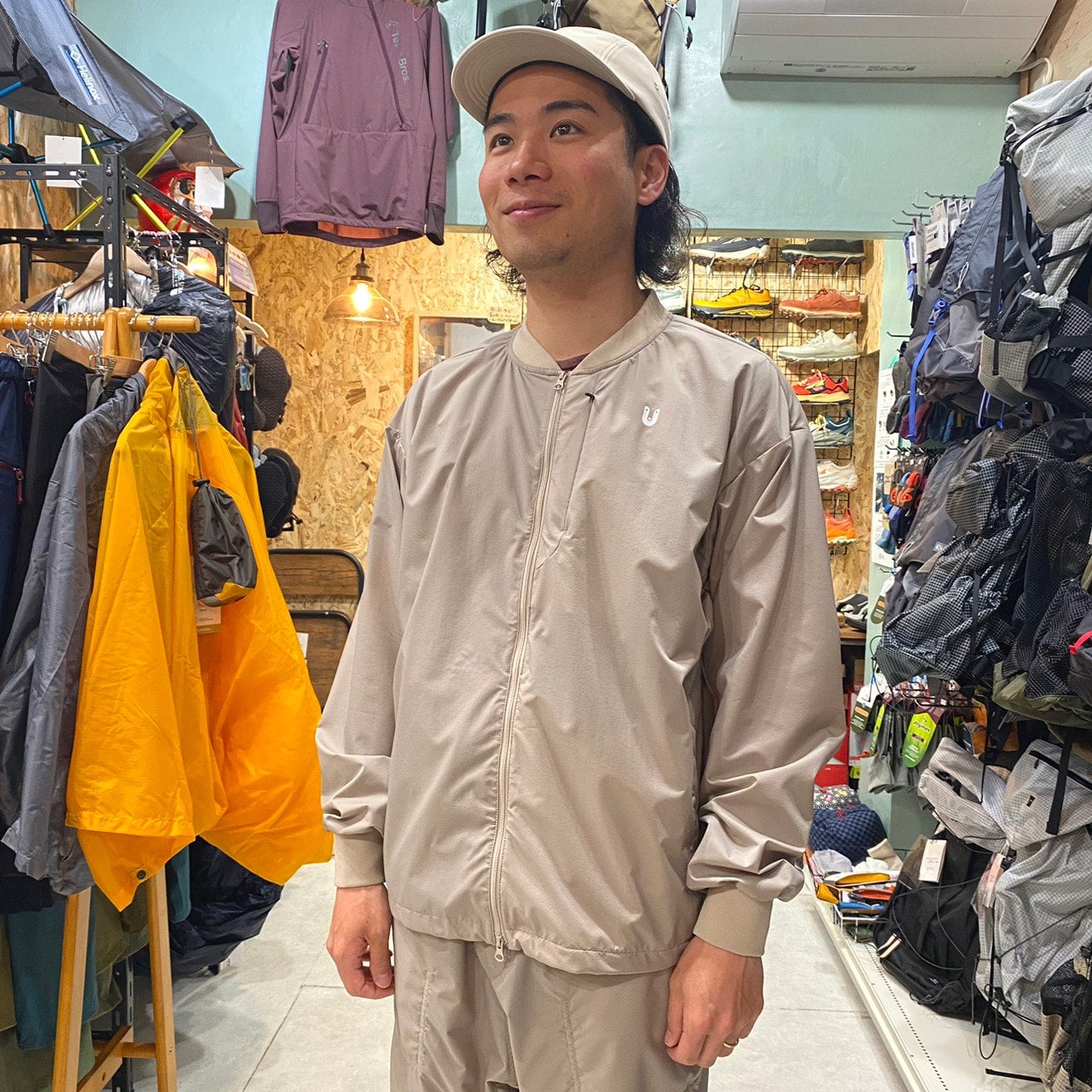 Sato Wind Blouson【TANNUKI】通気するブルゾン型ウインドシェル 